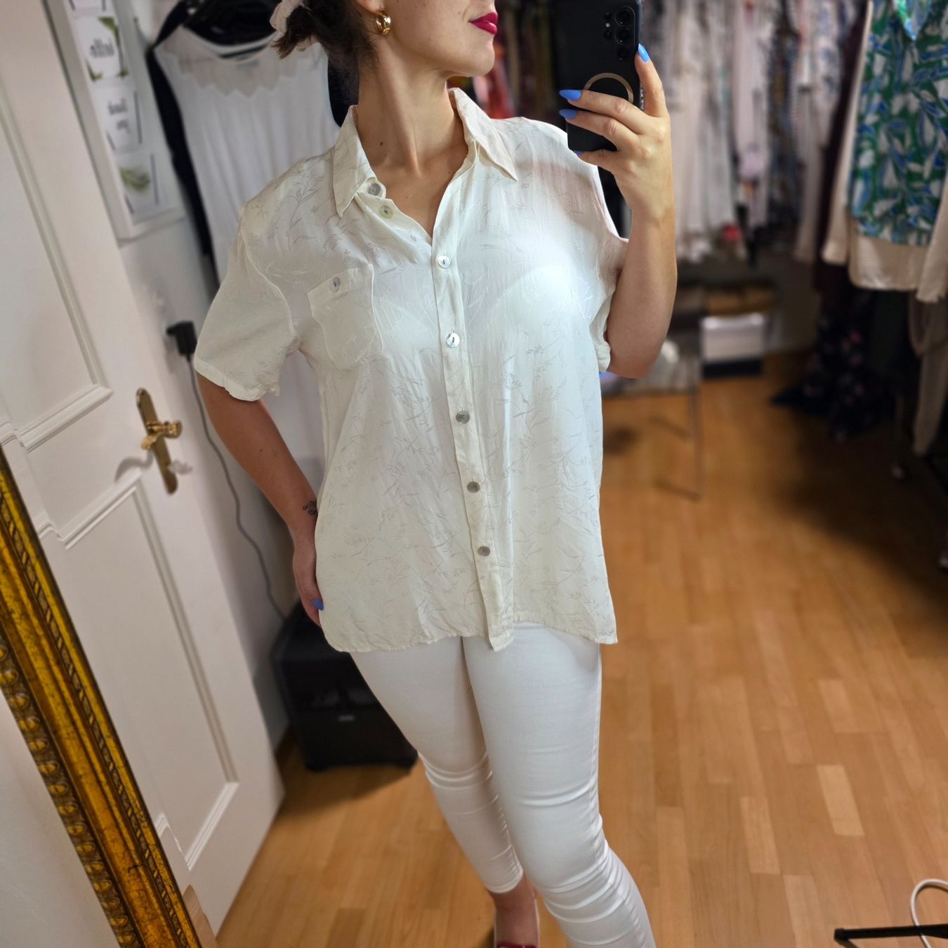 Camicette: BIAGGINI 100% Seide Vintage  Bluse XL – Usato da Wald ZH venduto da CapLux