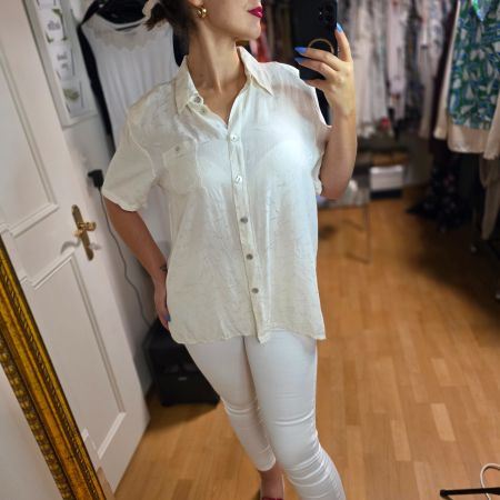 BIAGGINI 100% Seide Vintage  Bluse XL