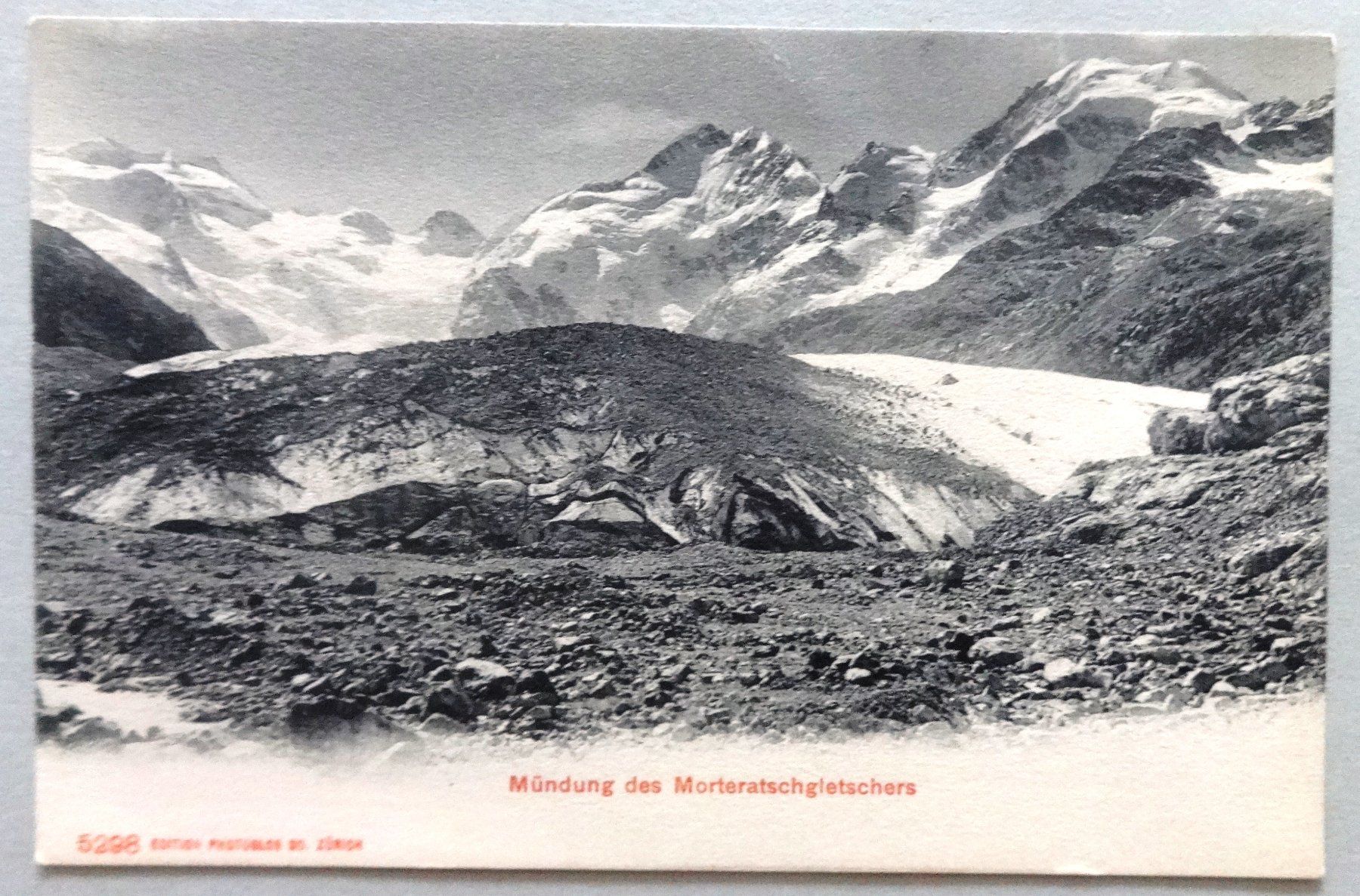 Cartoline postali: Mündung des Morteratschgletschers – Usato da Fétigny venduto da Billy2miny