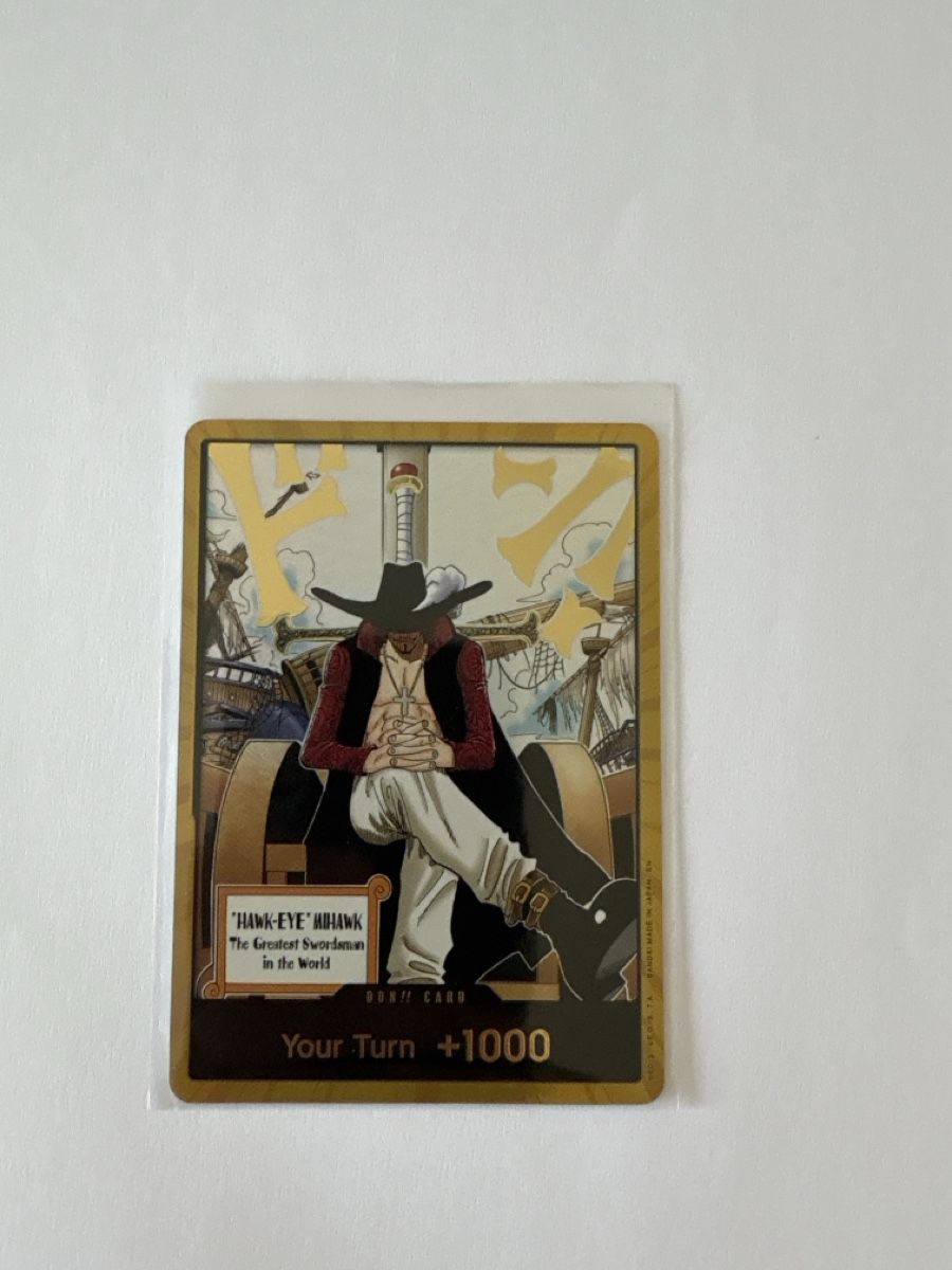 Bandai Carte collezionabili: One Piece TCG - Don!! Mihawk EN – Nuovo (secondo la descrizione) da Birsfelden venduto da alex4127