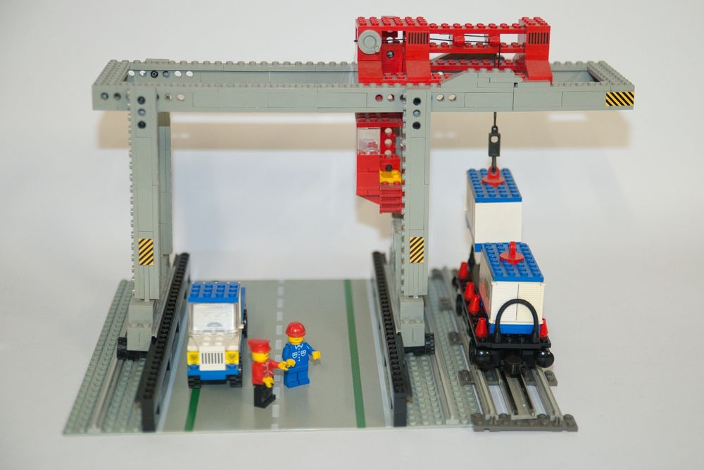 Lego, Eisenbahn 12V, Container Crane Depot, Nr. 7823 (Gebraucht) in ...