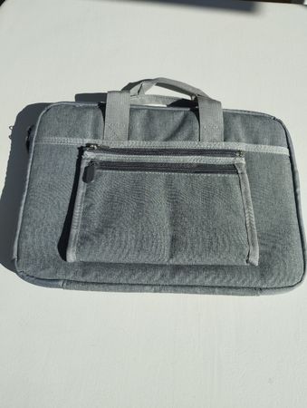Graue Laptoptasche, neu, praktisches Design!