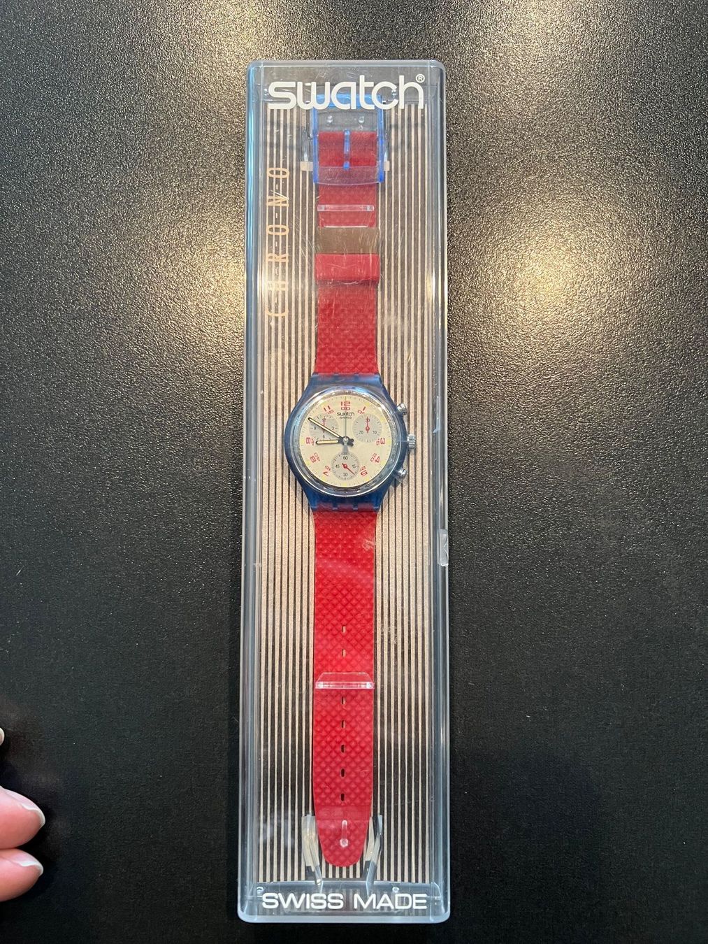 Swatch Orologi: Swatch Chrono (SCN103) JFK – Nuovo e nell'imballaggio originale da Künten venduto da Spike17