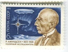 Briefmarke "Arktis. Roald Amundsen". UdSSR