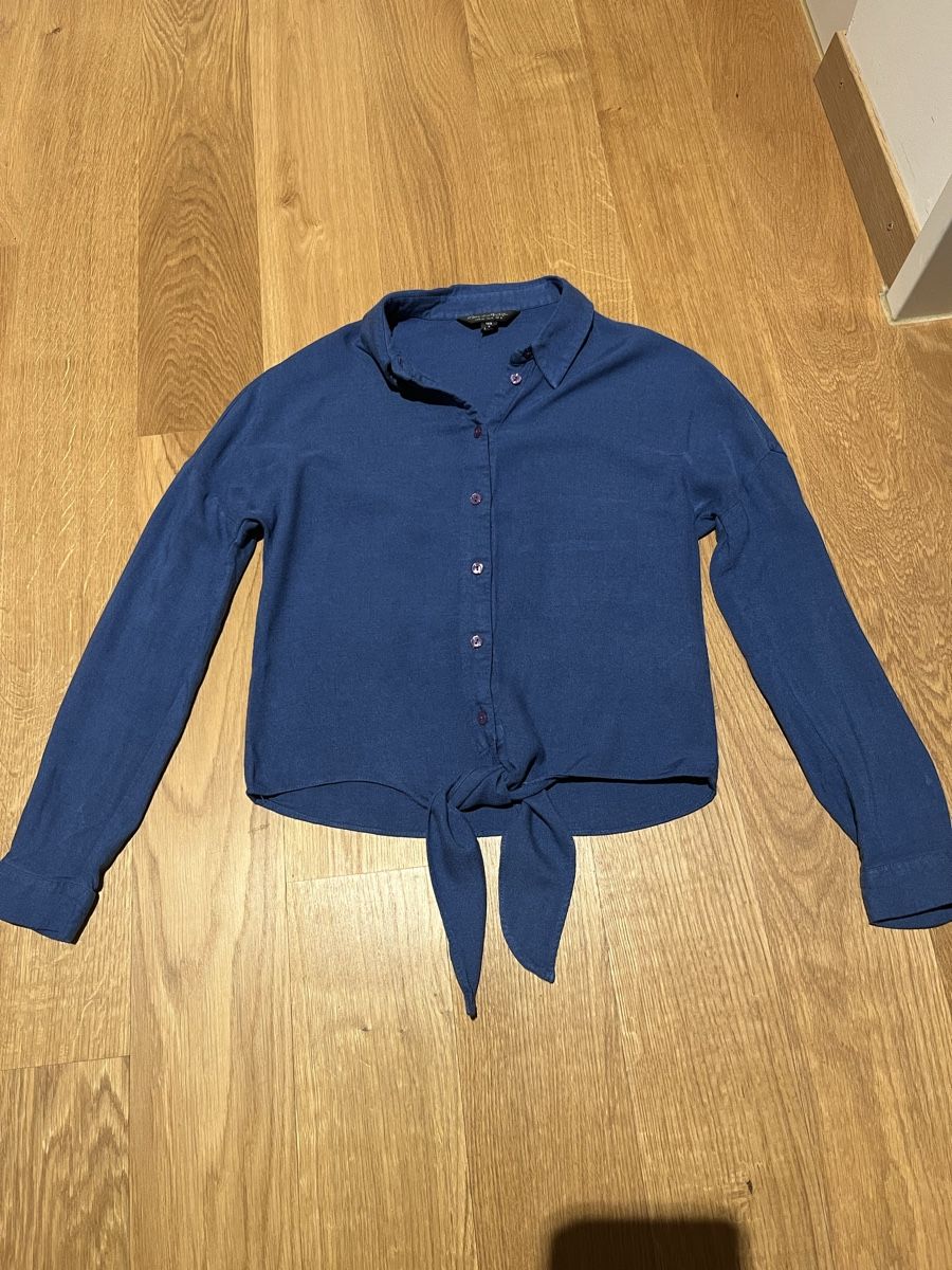 Blusen: Kurze Bluse blau S – Neu (gemäss Beschreibung) aus Rotkreuz von rinchee