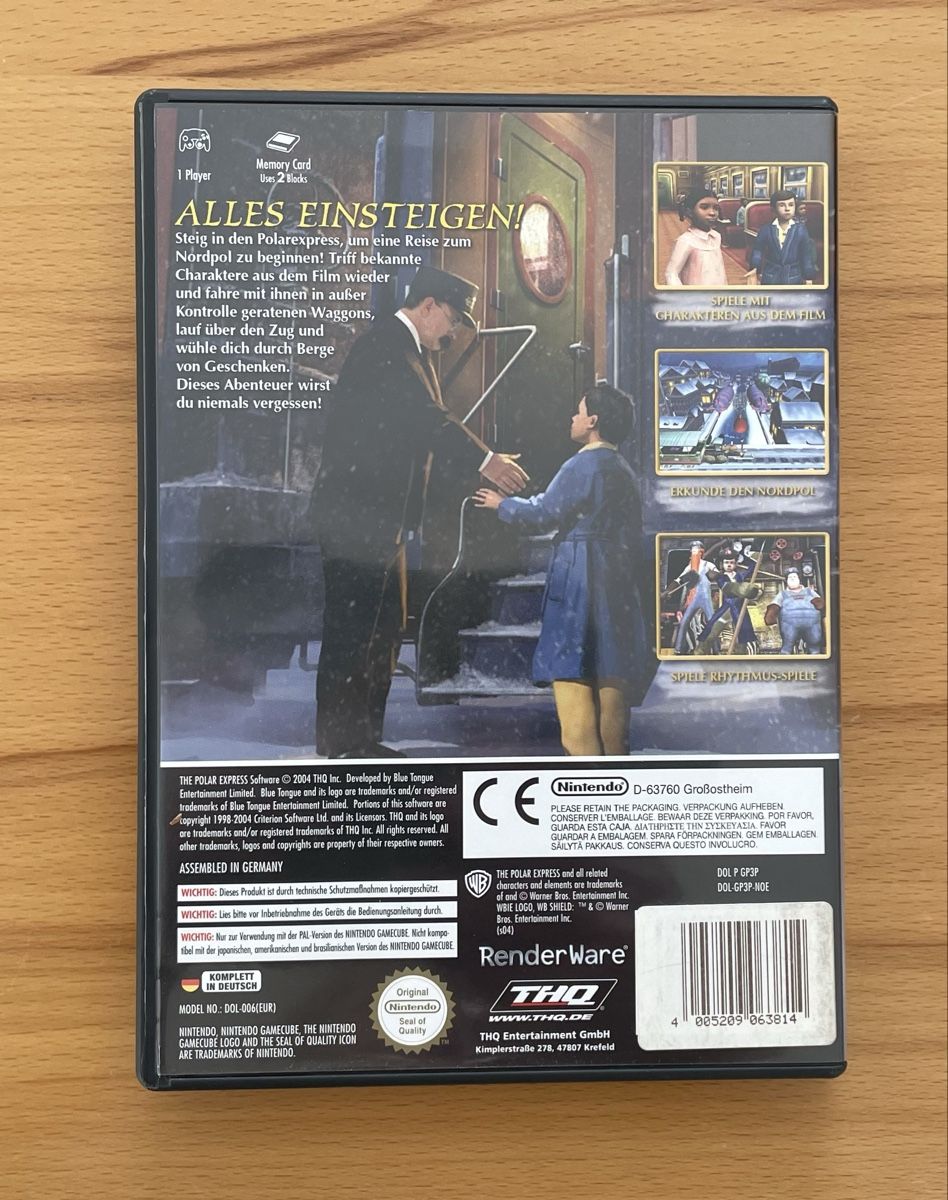 Nintendo Giochi: Nintendo GameCube - Der Polarexpress - Top Zustand! – Nuovo (secondo la descrizione) da Rorschacherberg venduto da Springmaus987 2