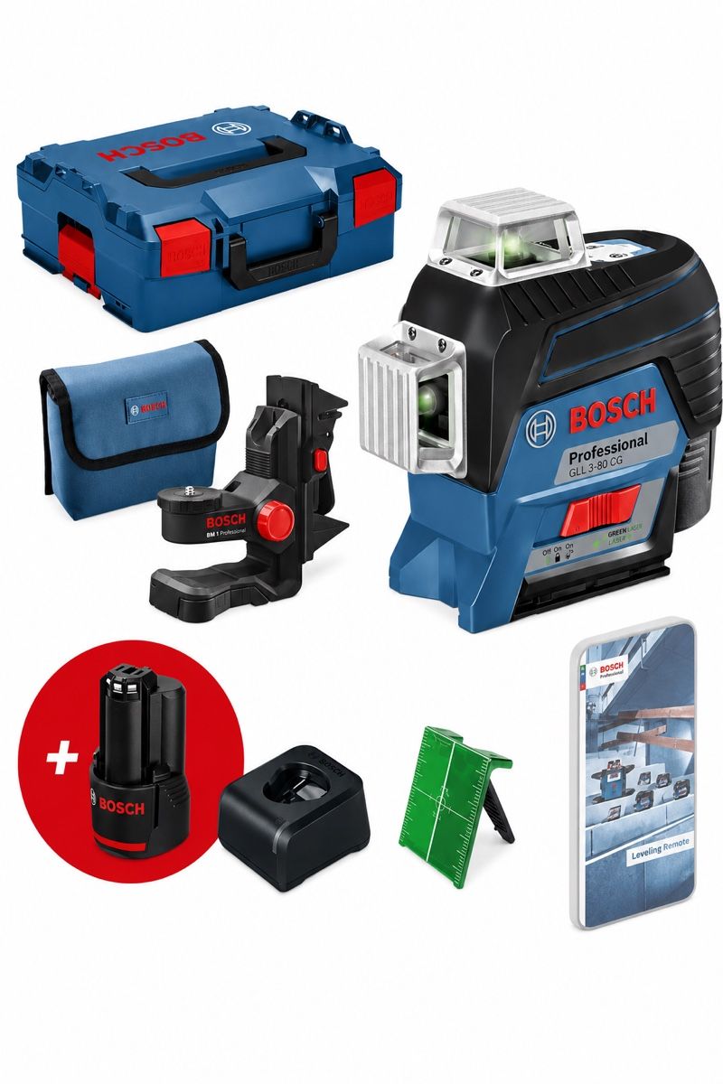 Bosch Messen: Bosch Professional GLL 3-80 Linienlaser – Neu und originalverpackt aus Zürich von tgy_wlb8