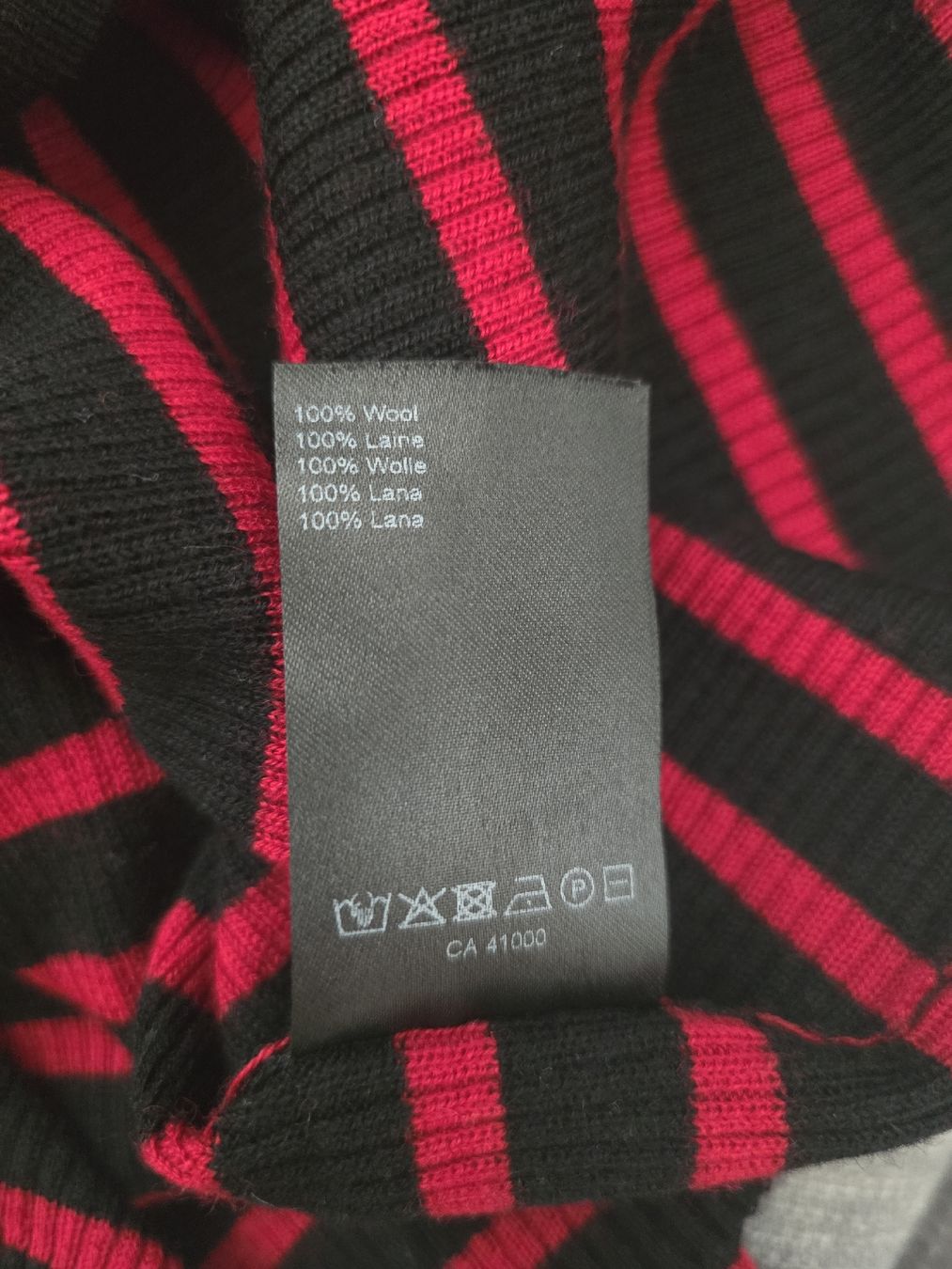Maglioni & Felpe: Strickpullover rot-schwarz gestreift aus Wolle – Usato da Zürich venduto da ale_bg2x 4