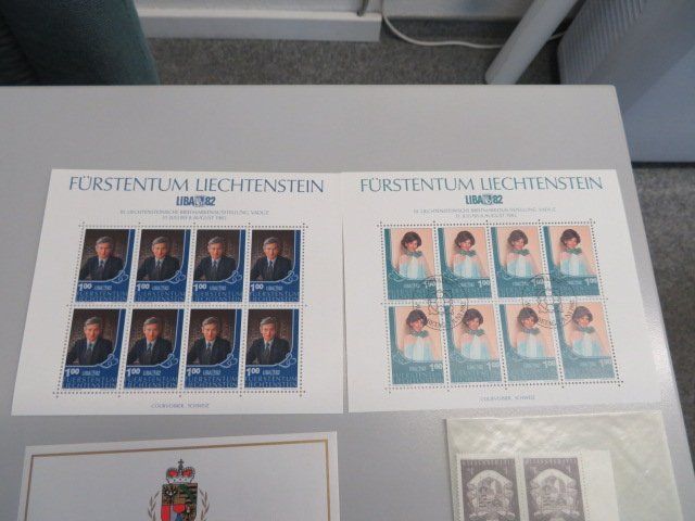 Alle Briefmarken: Briefmarken Lichtenstein – Gebraucht aus Pfyn von sagenruthe 7