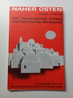 alte Landkarte Naher Osten (1960er-Jahre)