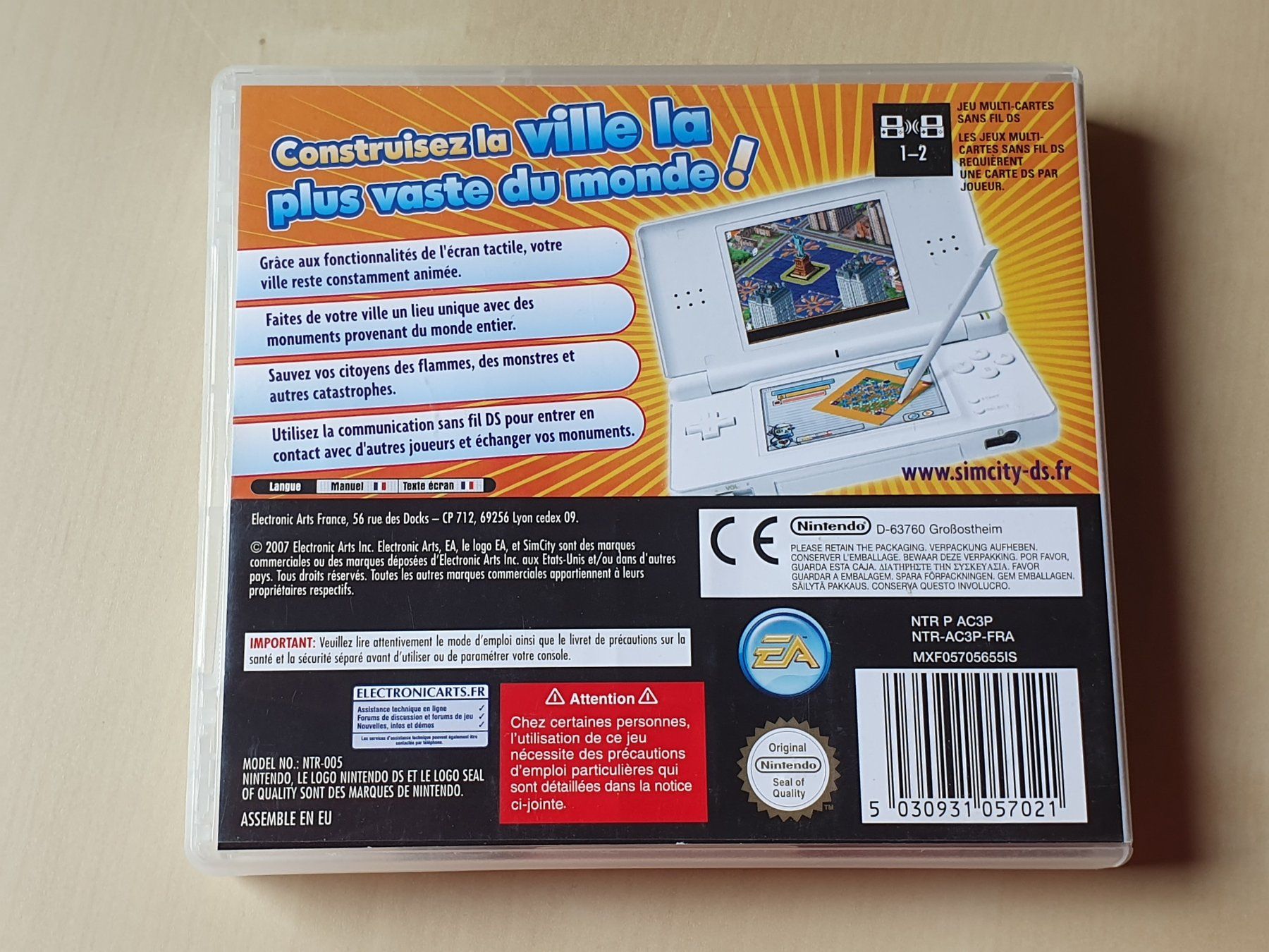 Nintendo Giochi: Simcity DS FRA – Usato da Stansstad venduto da collectorsshop 1