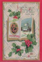 PRÄGEKARTE, A MERRY CHRISTMAS, 20.12.1912