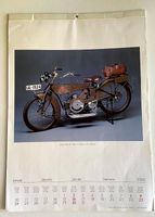 Sammlerstück-Jahres-Wand-Kalender "Alte Motorräder 2000"