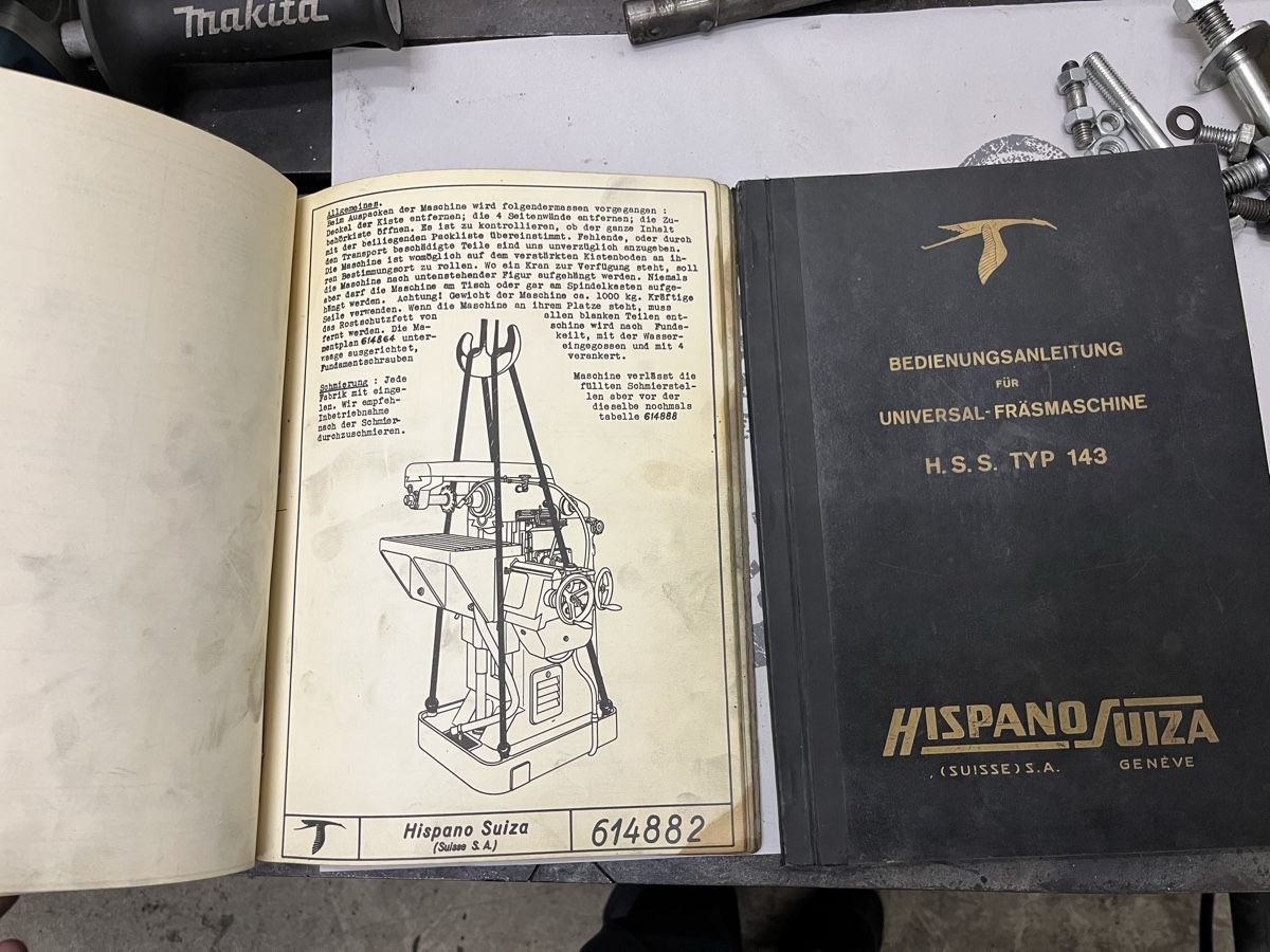 Tutte le macchine: Hispano Suiza Fräschmaschine – Usato da Affoltern am Albis venduto da jan_8jnb 7