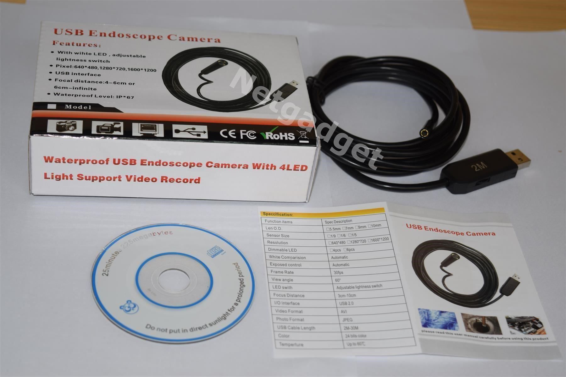 Videocamere: Endoskop USB 5M Camera Micro 6LED 5.5mm – Nuovo e nell'imballaggio originale da Yverdon-les-Bains venduto da Netgadget 8
