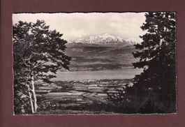 LAC LEMAN et MONT BLANC vus du Col de la Faucille