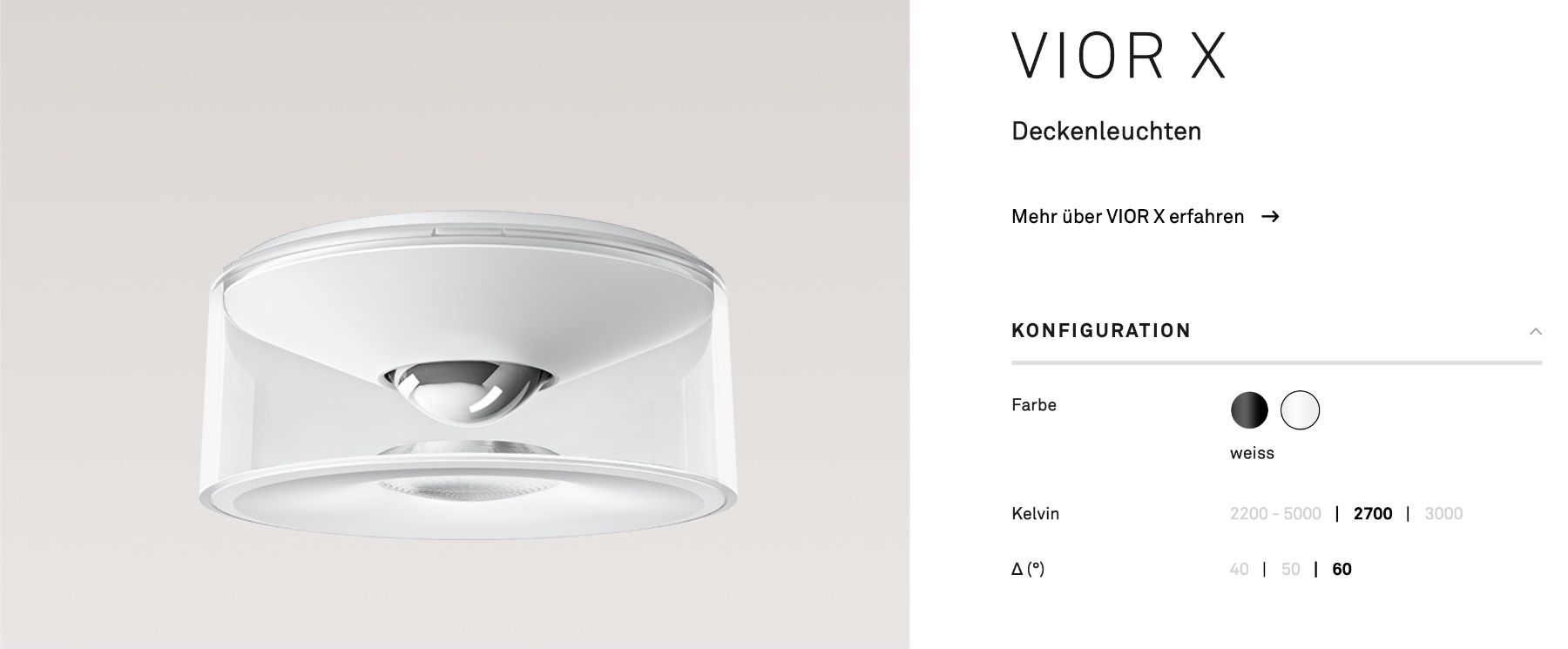 Ribag Kronleuchter & Deckenlampen: RIBAG Deckenlampe Vior X – Neu und originalverpackt aus Luzern von Specta