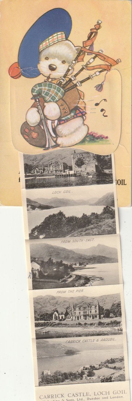 Cartoline postali: England Carrick Castle mit Leporello – Usato da Rorschacherberg venduto da fratovi2 1