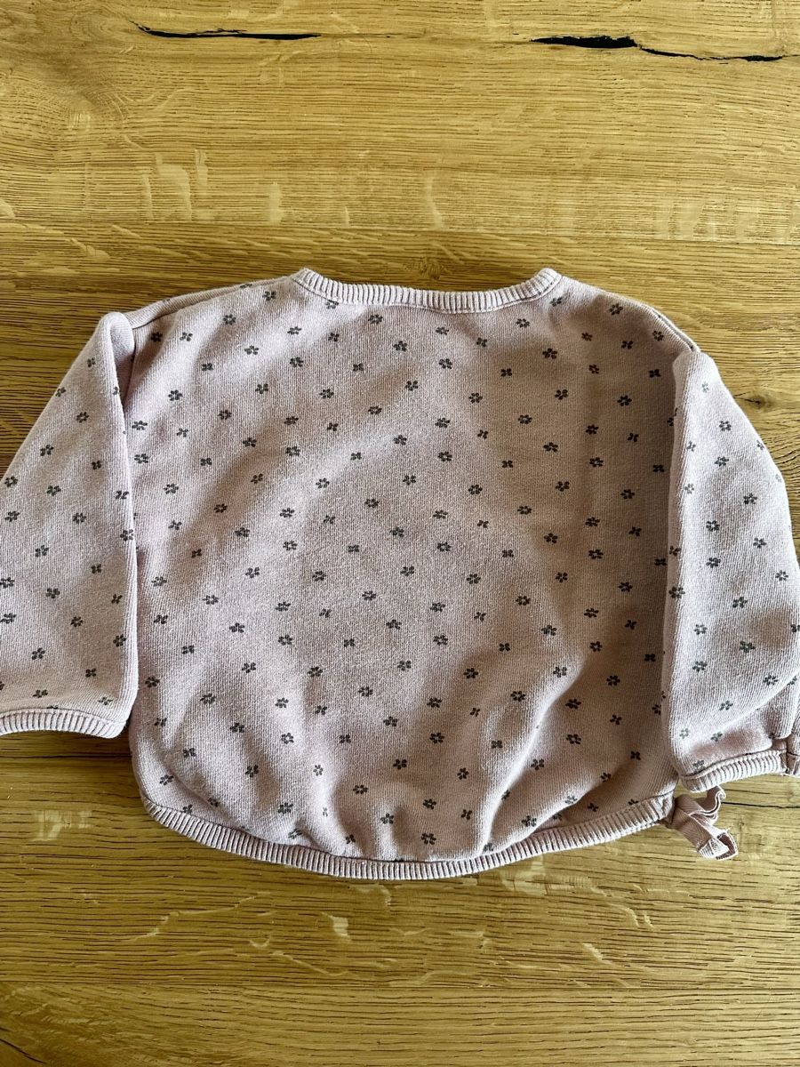 Zara Pullover & Sweatshirts: Zara Pullover mit Blumenmuster Grösse 80/86 rosa – Gebraucht aus Urswil von LMT89 1