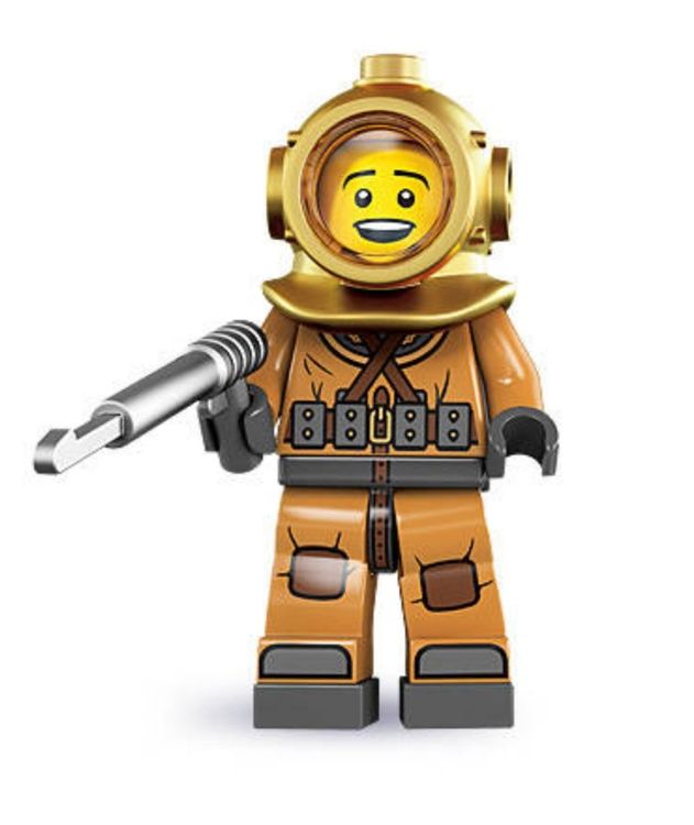 Lego Minifiguren Serie 8 Taucher