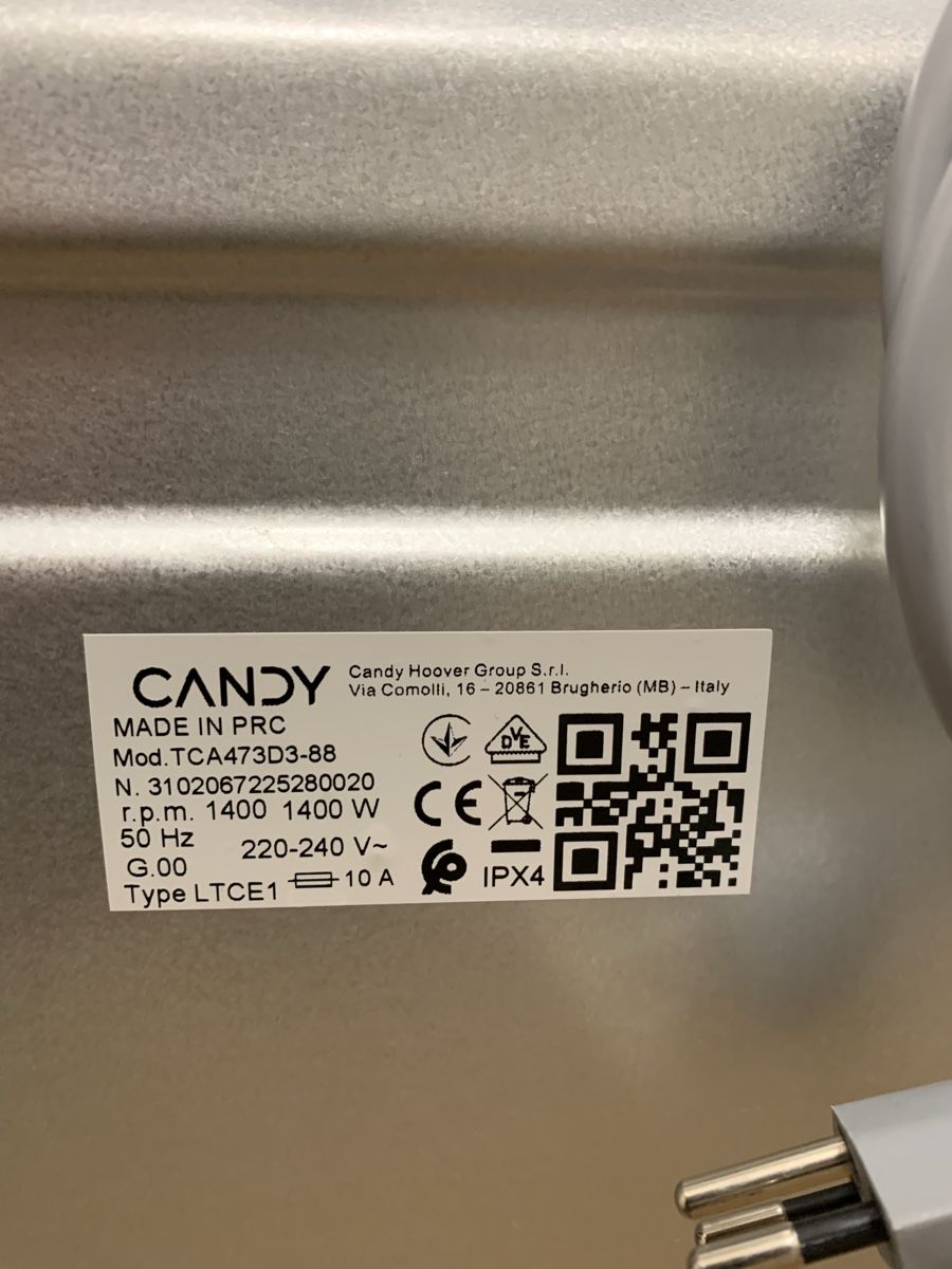 Candy Machines à laver: Waschmaschine Candy TCA473D3-88 – D'occasion à Luzern par tom_zd5f 3