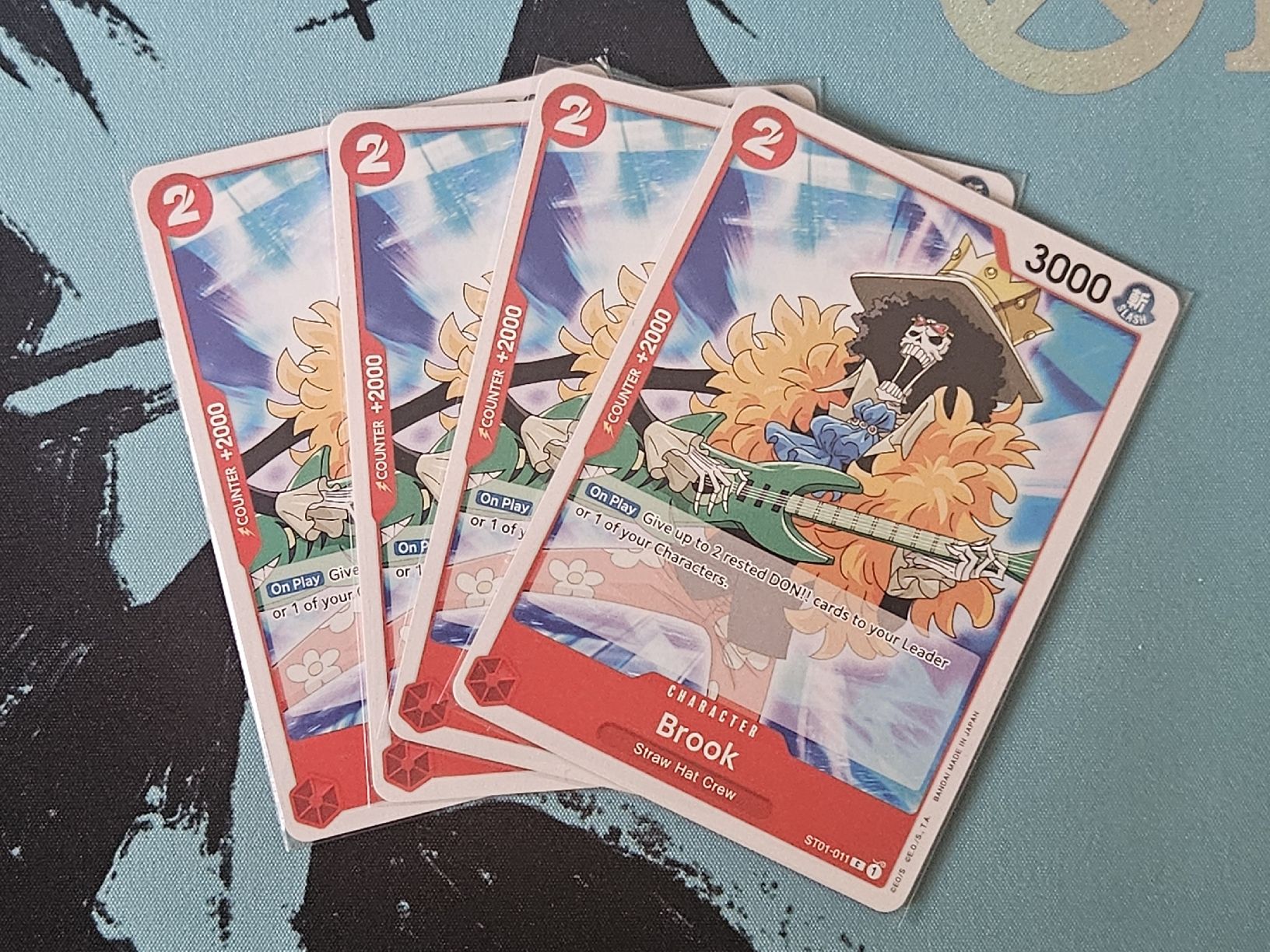 Bandai Carte collezionabili: 4x One Piece TCG - Brook EN – Nuovo (secondo la descrizione) da Safnern venduto da wil_z6qf