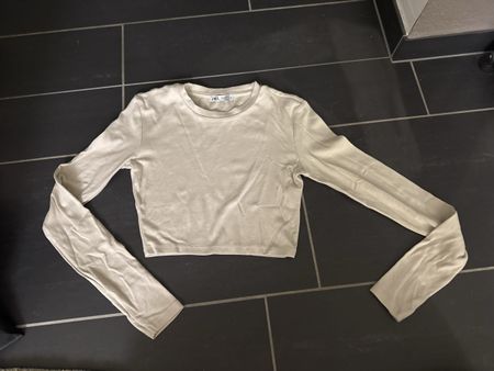 Langarmshirt Zara beige Grösse S guter Zustand