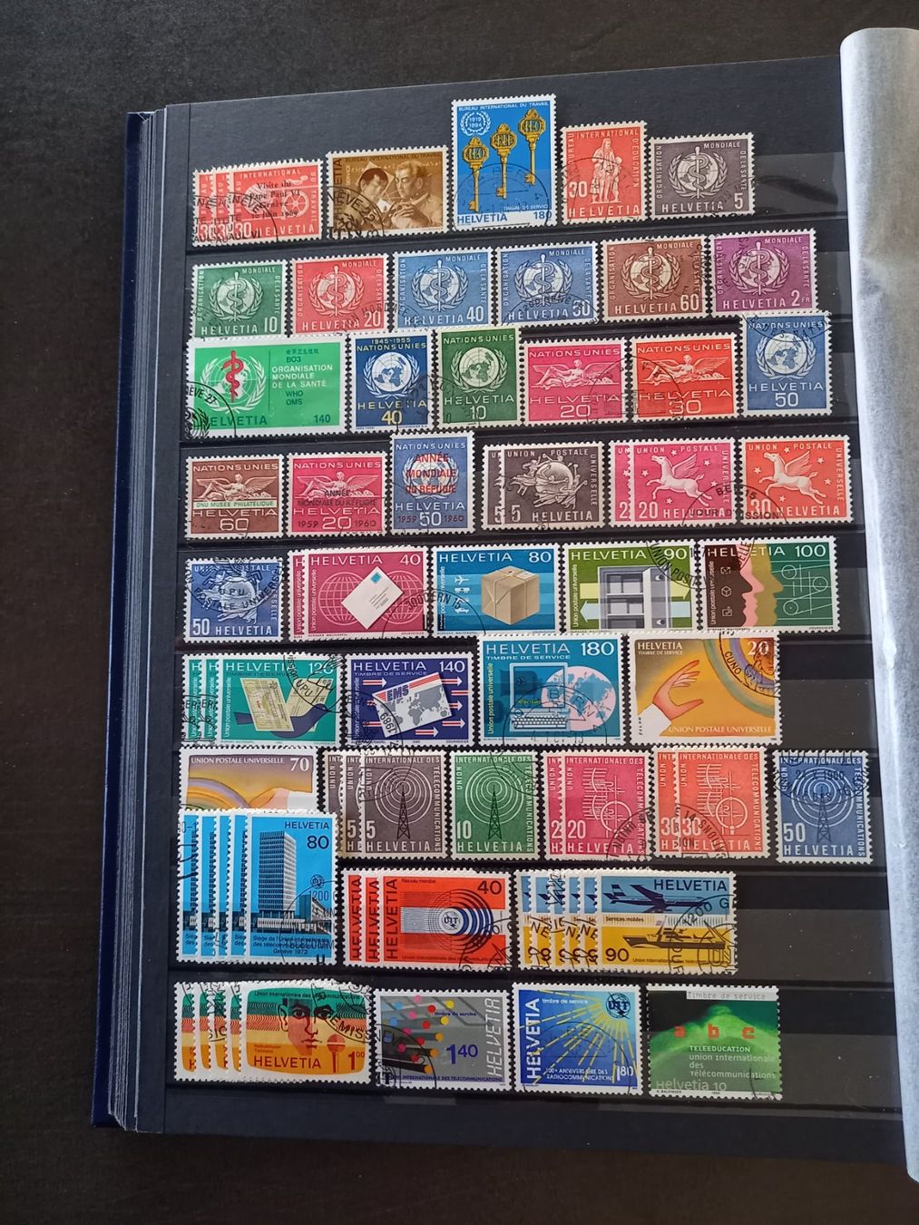 Tutti i francobolli: Timbres/blocs de 4 organisations internationales oblitérés – Usato da Courtételle venduto da Chris28 1