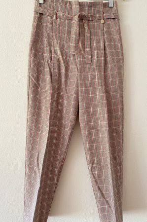 Schicke Karo Hose Gr. 36 mit Gürtel - Herbst Trend! 🍂