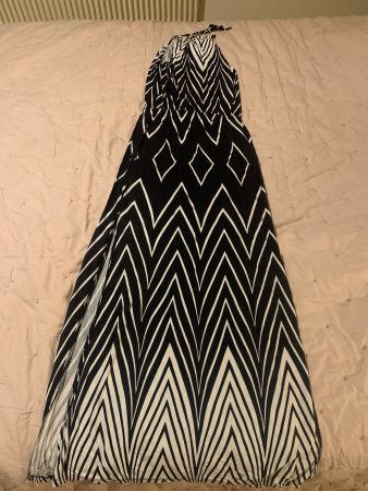 Robe longue fendue t.40