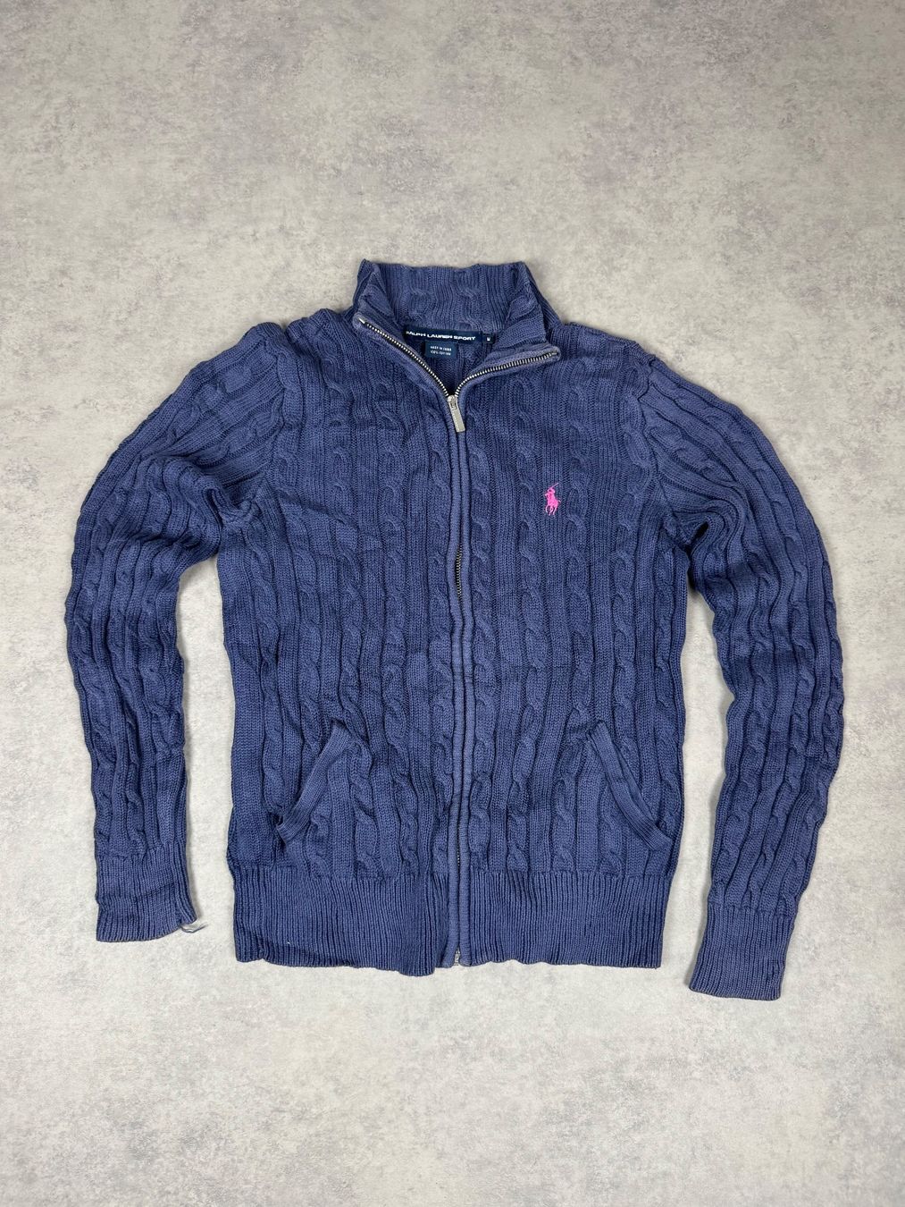 Ralph Lauren Maglioni & Felpe: Ralph Lauren Cable Knit Zipper Pullover - Grösse: S – Usato da Fraubrunnen venduto da simon_28839
