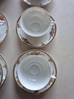 Tasses, sous-tasse,  assiettes dessert porcelaine Langenthal