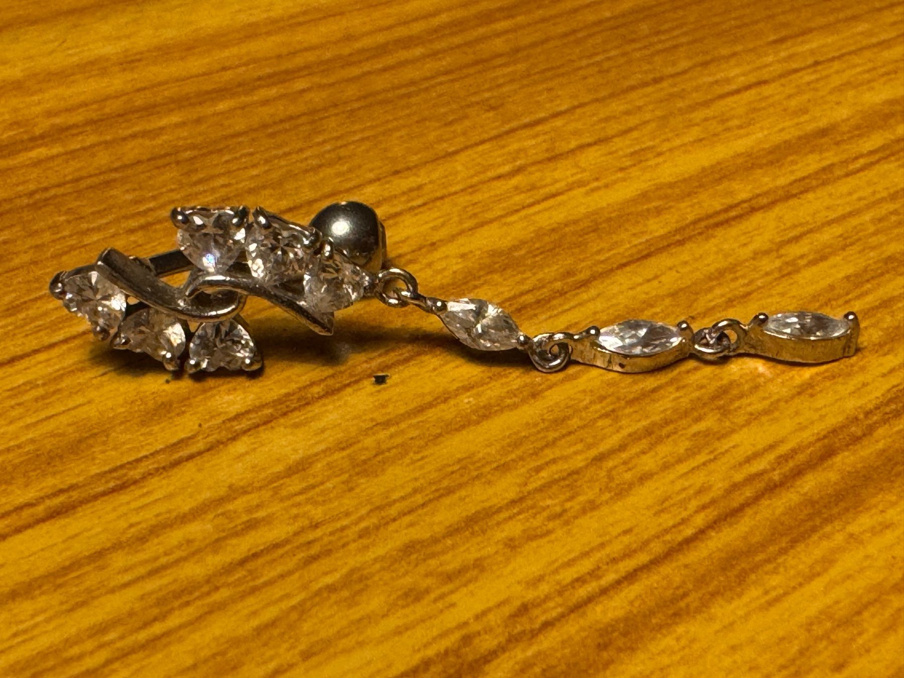 Piercingschmuck: Piercing Bauchnabel Schmuck Zirkonia – Gebraucht aus Steffisburg von smocky17 2