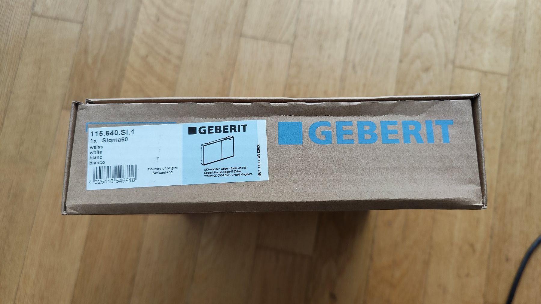 Geberit WC: Drückerplatte Geberit Sigma 60 – Neu und originalverpackt aus Bolligen von Casewise 3