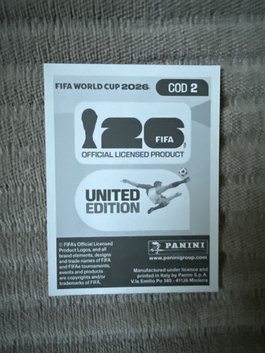 Panini Cartes à collectionner: Carte panini 2026 - COD 2 – Neuf (Voir description) à La Neuveville par Ibo2300 1