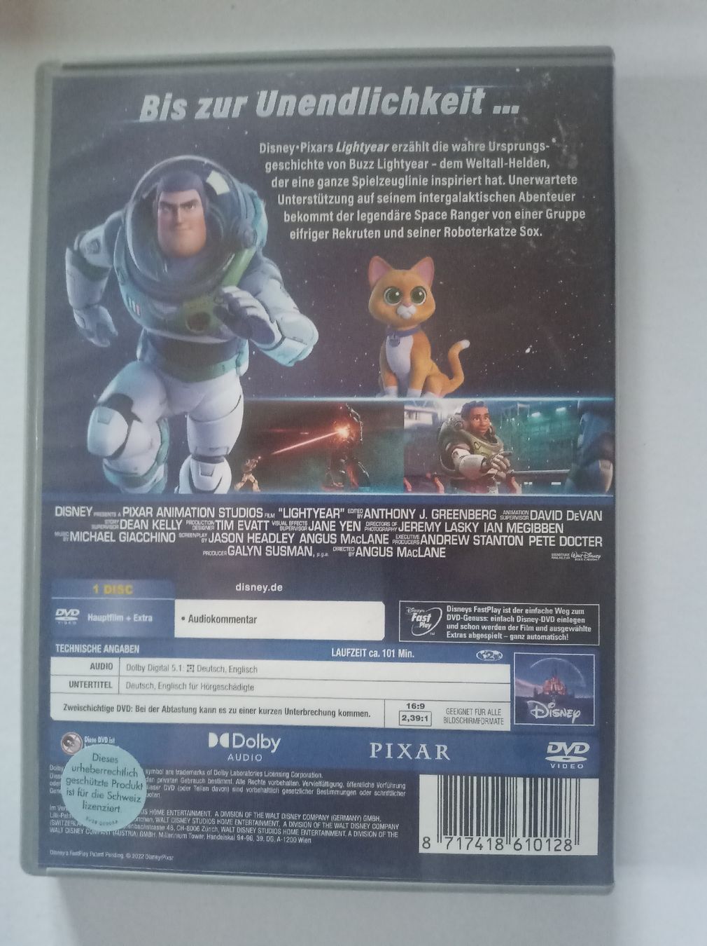 Tutti i DVDs: Lightyear - DVD Film - Top Zustand – Usato da Tann venduto da Veebee6 1