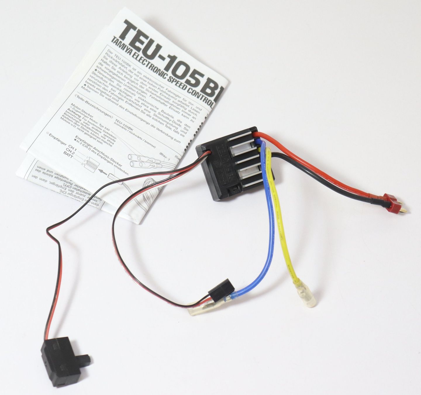 Tamiya Modellismo RC: Tamiya TEU-105BK ESC 60A Brushed Regler mit BEC – Usato da Frick venduto da volvo850driver