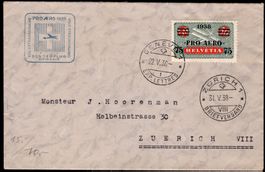 CH - Flugpost - Sonderflug - SF 38.1a - Pro Aero 1938