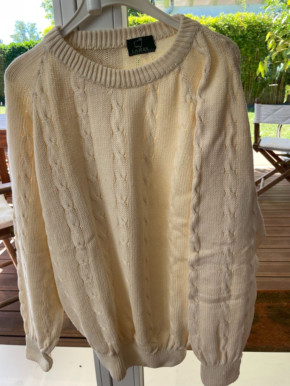Maglioni & Felpe: Elegant knit sweater, cream. Size S. – Usato da Crans VD venduto da RM0709 2