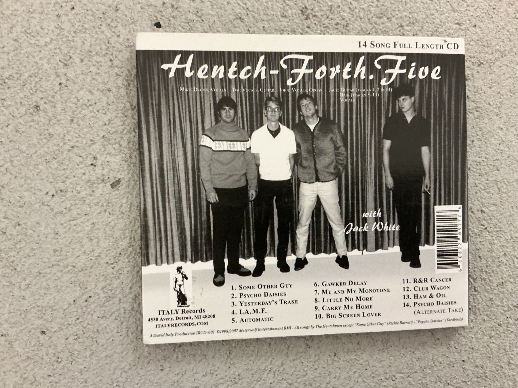CDs: The Hentchmen CD - Hentch-Forth.Five (VG+) – Gebraucht aus Winterthur von Tumko_7_Vinyl 1