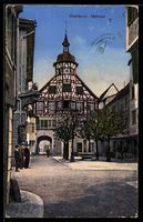 AK Steckborn, Straßenpartie am Rathaus