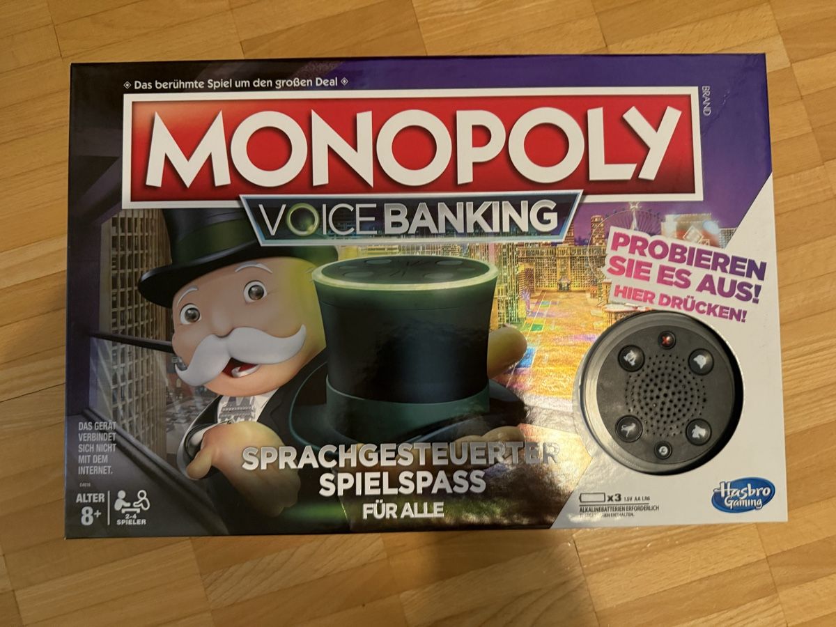 Spiele: Monopoly Voice Banking – Gebraucht aus Zürich von JBZH