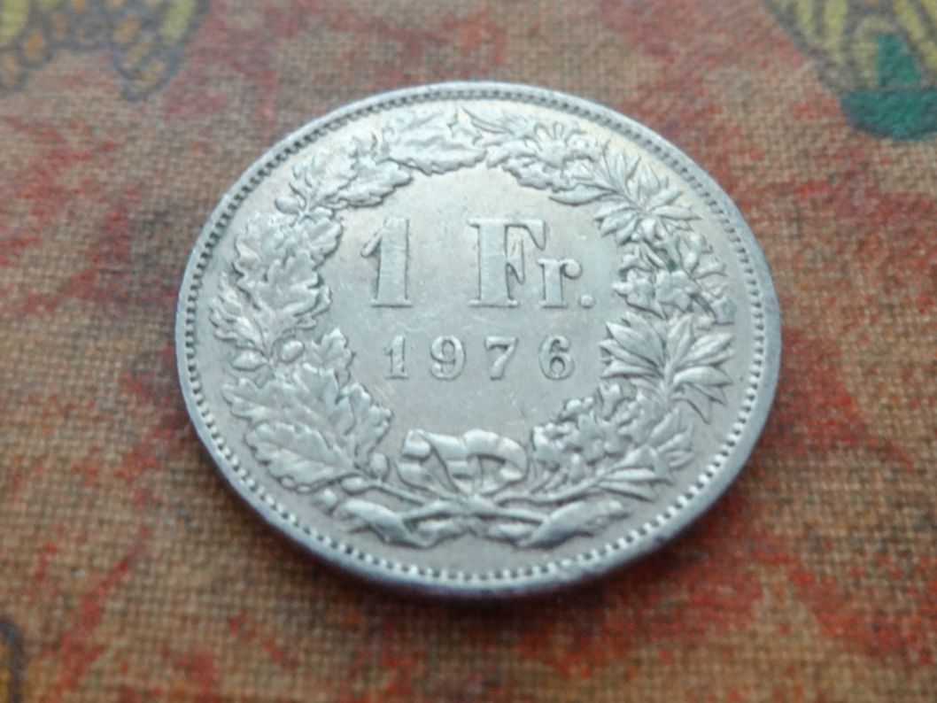 Tutti le monete: 1 Fr. 1976 – Usato da Romanel-sur-Lausanne venduto da Swift13
