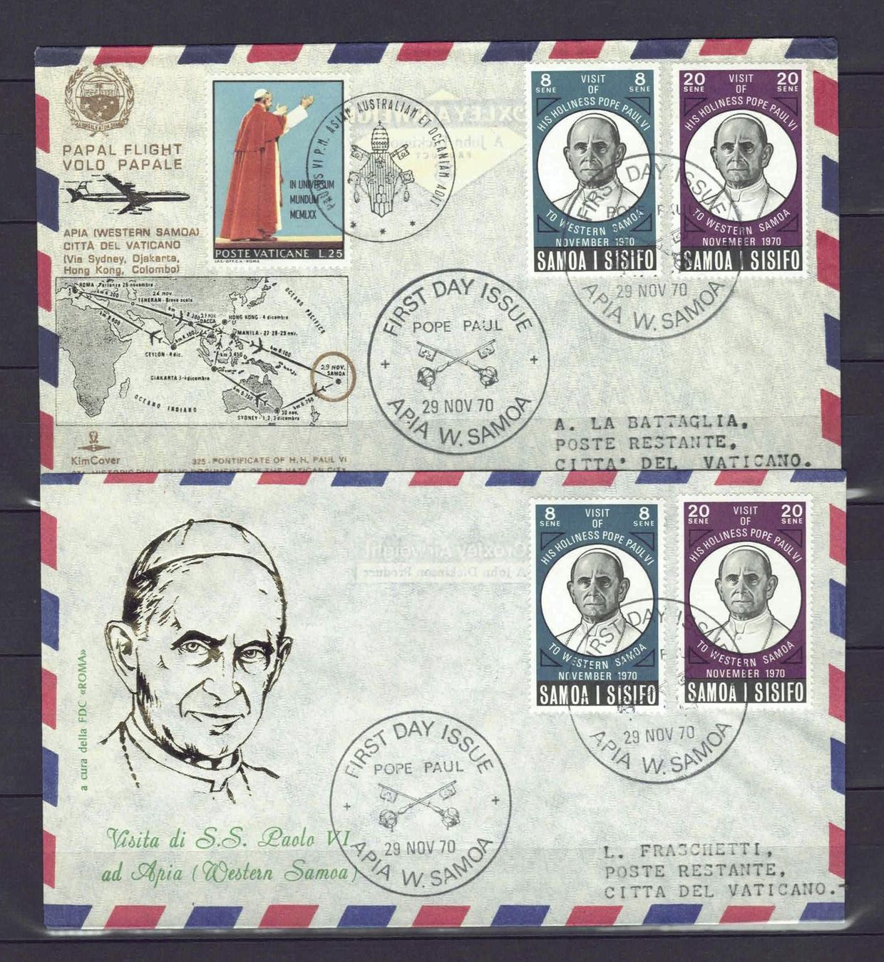 Tutti i francobolli: Samoa Weihnachtsblocks/Marken ** u FDCs – Usato da Basel venduto da Pfefferschootte 2