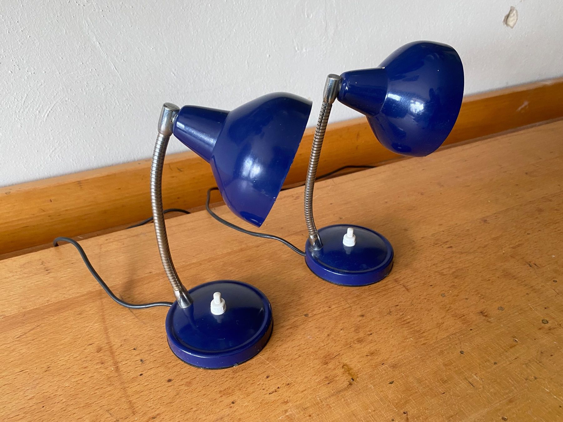 Lampade: 2 Schöne 60er. Tischlampe – Usato da Seewen SO venduto da Nordic-Old-Fashion