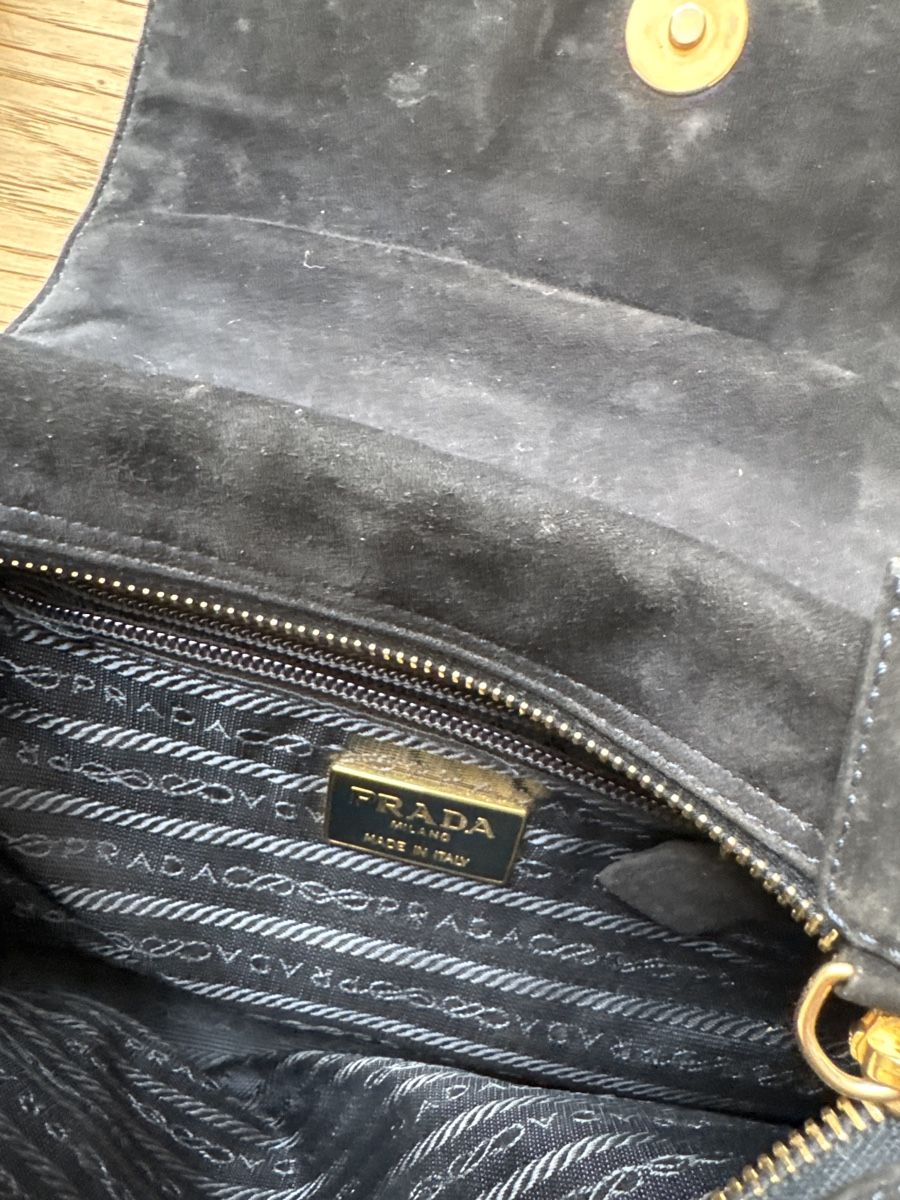 Taschen für Damen: Prada Vintage Tasche Dunkelblau – Gebraucht aus Liestal von amaroque 3