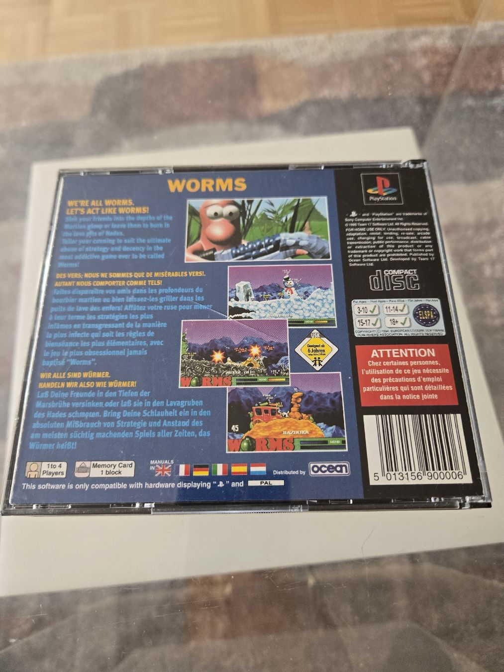 Jeux: Worms PS1 – D'occasion à Bussigny par Kfdlt 1