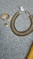 Schmuckset Kette Armband Ring mit Steinen 