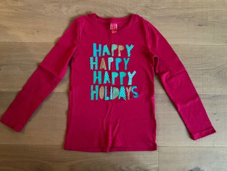 Langarmshirt für Weihnachten, Gr. 116