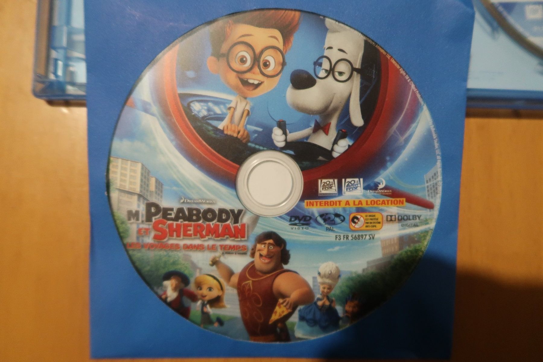 Tutti i DVDs: Blu-ray DVD    M.PEABODY et SHERMAN – Usato da Porrentruy venduto da tupatup 4